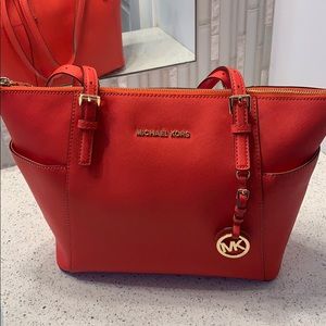 Michael Kors coral purse